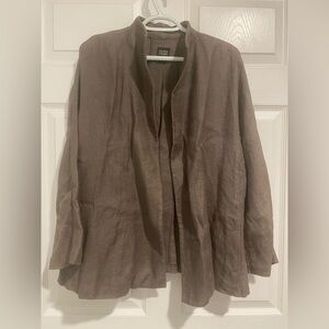 Eileen Fisher linen/cotton jacket L